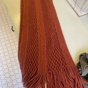 Burnt orange/rust scarf